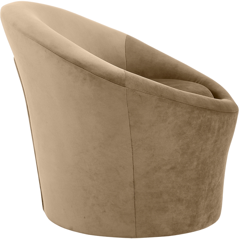 Meridian Furniture Tristan Beige Velvet Accent Chair