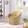 Meridian Furniture Tristan Camel Velvet Accent Chair