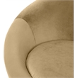 Meridian Furniture Tristan Camel Velvet Accent Chair