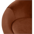 Meridian Furniture Tristan Cognac Velvet Accent Chair