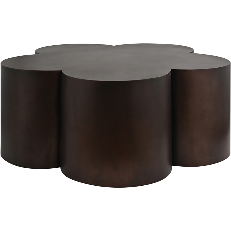 Meridian Furniture Lucky Brown Iron Coffee Table