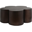Meridian Furniture Lucky Brown Iron Coffee Table