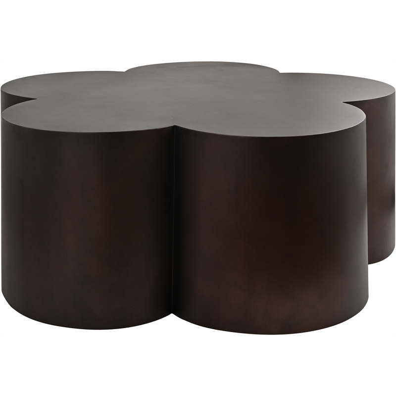 Meridian Furniture Lucky Brown Iron Coffee Table
