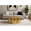 Meridian Furniture Lucky Gold Iron Coffee Table