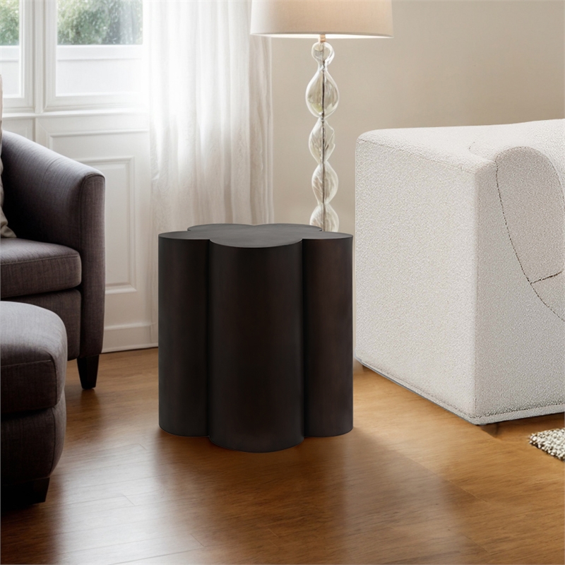 Meridian Furniture Lucky Brown Iron End Table