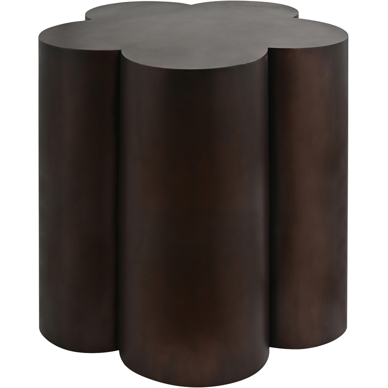 Meridian Furniture Lucky Brown Iron End Table