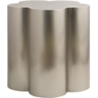 Meridian Furniture Lucky Silver Iron End Table