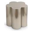 Meridian Furniture Lucky Silver Iron End Table