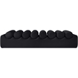 Meridian Furniture Rumble Black Vegan Leather Bench