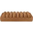 Meridian Furniture Rumble Cognac Vegan Leather Bench