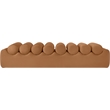 Meridian Furniture Rumble Cognac Vegan Leather Bench