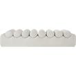 Meridian Furniture Rumble Cream Vegan Leather Bench