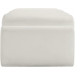 Meridian Furniture Rumble Cream Vegan Leather Bench
