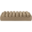 Meridian Furniture Rumble Tan Vegan Leather Bench