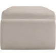 Meridian Furniture Rumble Taupe Vegan Leather Bench