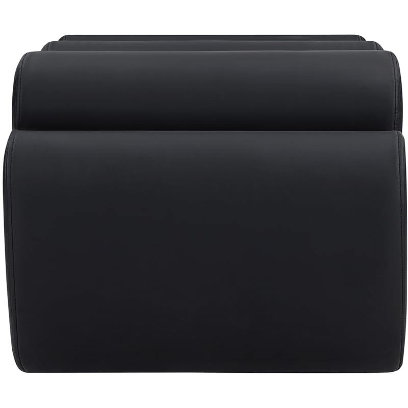 Meridian Furniture Rumble Black Vegan Leather Bench