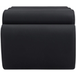 Meridian Furniture Rumble Black Vegan Leather Bench