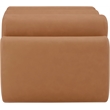 Meridian Furniture Rumble Cognac Vegan Leather Bench