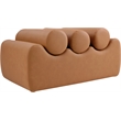 Meridian Furniture Rumble Cognac Vegan Leather Bench
