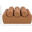 Meridian Furniture Rumble Cognac Vegan Leather Bench