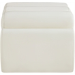 Meridian Furniture Rumble Cream Vegan Leather Bench