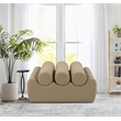 Meridian Furniture Rumble Tan Vegan Leather Bench
