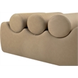 Meridian Furniture Rumble Tan Vegan Leather Bench