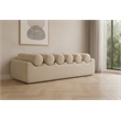 Meridian Furniture Rumble Cream Vegan Leather Bench