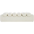 Meridian Furniture Rumble Cream Vegan Leather Bench
