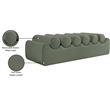 Meridian Furniture Rumble Green Vegan Leather Bench