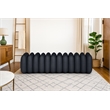 Meridian Furniture Atticus Black Vegan Leather Bench