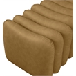 Meridian Furniture Atticus Brown Vegan Leather Bench