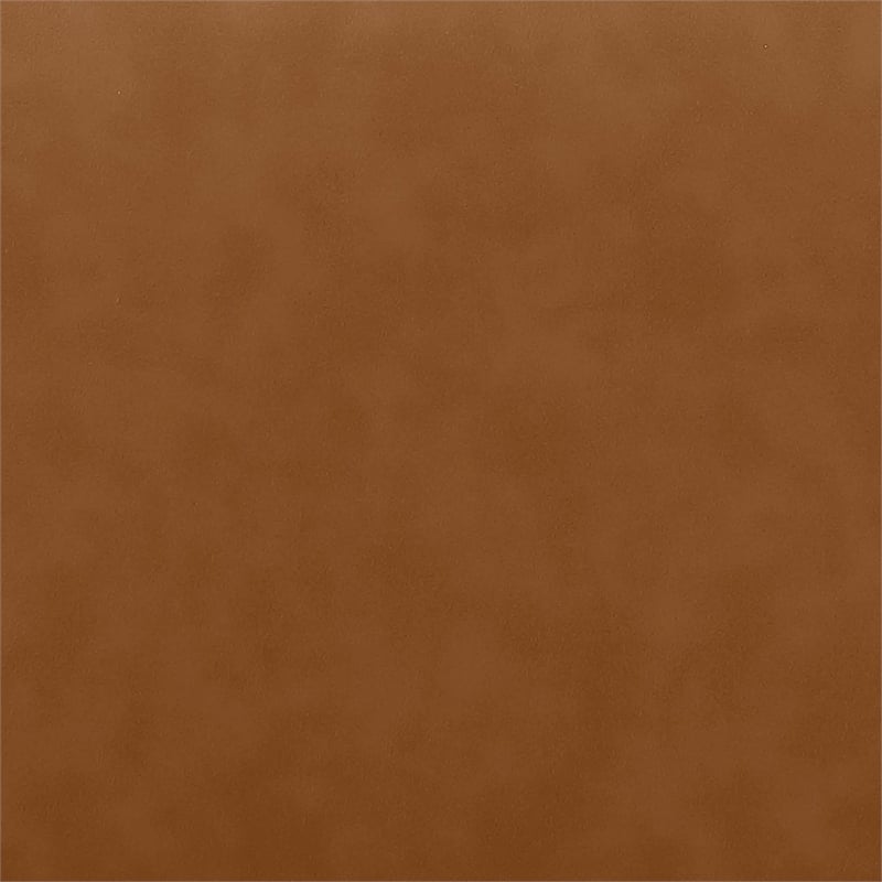 Meridian Furniture Atticus Cognac Vegan Leather Bench