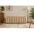 Meridian Furniture Atticus Tan Vegan Leather Bench
