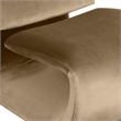 Meridian Furniture Nouveau Beige Velvet Accent Chair