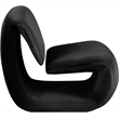 Meridian Furniture Nouveau Black Velvet Accent Chair