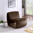 Meridian Furniture Nouveau Brown Velvet Accent Chair