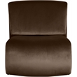 Meridian Furniture Nouveau Brown Velvet Accent Chair