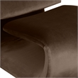 Meridian Furniture Nouveau Brown Velvet Accent Chair