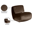 Meridian Furniture Nouveau Brown Velvet Accent Chair