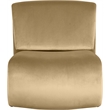Meridian Furniture Nouveau Camel Velvet Accent Chair