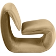Meridian Furniture Nouveau Camel Velvet Accent Chair