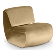Meridian Furniture Nouveau Camel Velvet Accent Chair