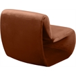 Meridian Furniture Nouveau Cognac Velvet Accent Chair
