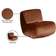 Meridian Furniture Nouveau Cognac Velvet Accent Chair