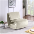 Meridian Furniture Nouveau Cream Velvet Accent Chair