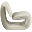 Meridian Furniture Nouveau Cream Velvet Accent Chair