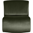 Meridian Furniture Nouveau Green Velvet Accent Chair