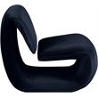 Meridian Furniture Nouveau Navy Velvet Accent Chair
