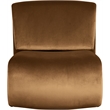 Meridian Furniture Nouveau Saddle Velvet Accent Chair